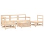 Gartensofa-Set 6-teilig aus massivem Kiefernholz von vidaXL, Gartensets - Ref: Foro24-3250728, Preis: 362,50 €, Rabatt: %