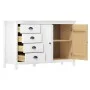 Hill Nachttisch aus massivem weißem Kiefernholz 130x40x80 cm von vidaXL, Sideboards - Ref: Foro24-288932, Preis: 167,23 €, Ra...