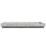 Concrete gray wood bed frame with LED lights 90x200 cm by vidaXL, Beds and slatted bases - Ref: Foro24-3281122, Price: 153,22...