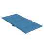 Cojines silla respaldo bajo 4 ud tela azul melange 100x50x4 cm