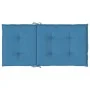 Low back chair cushions 4 units blue melange fabric 100x50x4 cm by vidaXL, Cushions for chairs and sofas - Ref: Foro24-400245...