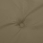 Low back chair cushions 4 units taupe melange fabric 100x50x4 cm by vidaXL, Cushions for chairs and sofas - Ref: Foro24-40024...