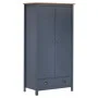 Hill 2-door wardrobe solid gray pine wood 89x50x170cm by vidaXL, Wardrobes - Ref: Foro24-288949, Price: 234,05 €, Discount: %