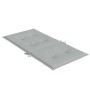 Low back chair cushions 2 units light gray melange fabric by vidaXL, Cushions for chairs and sofas - Ref: Foro24-4002445, Pri...