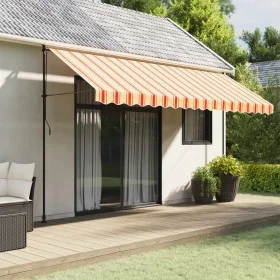Replacement awning valance fabric stripes yellow orange 4.5m by vidaXL, Awnings - Ref: Foro24-367795, Price: 14,75 €, Discoun...