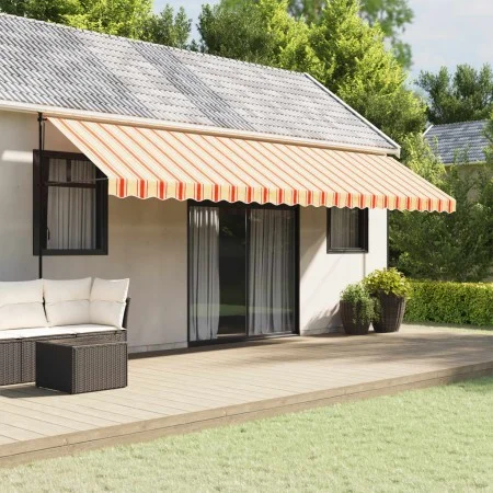 Replacement awning valance fabric stripes yellow orange 6 m by vidaXL, Awnings - Ref: Foro24-367797, Price: 16,49 €, Discount: %