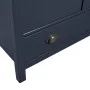 Hill 2-türiger Kleiderschrank aus massivem, grauem Kiefernholz, 89 x 50 x 170 cm von vidaXL, Kleiderschränke - Ref: Foro24-28...