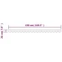 Yellow and gray striped replacement awning valance fabric 4.5 m by vidaXL, Awnings - Ref: Foro24-367813, Price: 14,75 €, Disc...