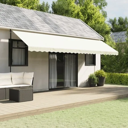 Cream striped replacement awning valance fabric 6 m by vidaXL, Awnings - Ref: Foro24-367755, Price: 16,49 €, Discount: %