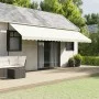 Cremefarbener, gestreifter Ersatzstoff für Markisenvolants, 6 m von vidaXL, Markisen - Ref: Foro24-367755, Preis: 18,37 €, Ra...