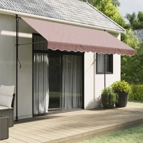 Brown striped replacement awning border fabric 3.5 m by vidaXL, Awnings - Ref: Foro24-367781, Price: 13,58 €, Discount: %