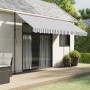 Replacement awning border fabric anthracite white stripes 4 m by vidaXL, Awnings - Ref: Foro24-367788, Price: 14,17 €, Discou...