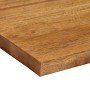 Tablero de mesa rectangular madera maciza mango 140x50x3,8 cm