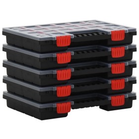 Zubehörboxen 5 Stück aus Polypropylen 34,5x25x5 cm von vidaXL, Werkzeugkästen - Ref: Foro24-152094, Preis: 49,42 €, Rabatt: %