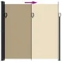 Seitenmarkise in Beige, 200x500 cm, ausziehbar. von vidaXL, Sonnenschirme - Ref: Foro24-4004465, Preis: 136,75 €, Rabatt: %