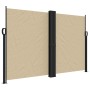 Toldo lateral retráctil beige 160x600 cm