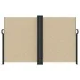 Toldo lateral retráctil beige 160x600 cm de vidaXL, Sombrillas - Ref: Foro24-4004630, Precio: 128,45 €, Descuento: %