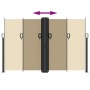 Toldo lateral retráctil beige 160x600 cm de vidaXL, Sombrillas - Ref: Foro24-4004630, Precio: 135,79 €, Descuento: %