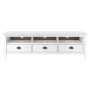 Mueble de TV Hill madera maciza de pino blanco 158x40x47 cm de vidaXL, Muebles TV - Ref: Foro24-288928, Precio: 153,49 €, Des...