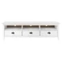TV-Möbel Hill aus massiver Kiefer in Weiß 158x40x47 cm von vidaXL, TV-Möbel - Ref: Foro24-288928, Preis: 156,86 €, Rabatt: %