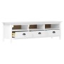 Mueble de TV Hill madera maciza de pino blanco 158x40x47 cm de vidaXL, Muebles TV - Ref: Foro24-288928, Precio: 153,49 €, Des...