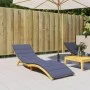 Kissen für Liegestuhl aus marineblauem Oxford-Stoff von vidaXL, Kissen für Stühle und Sofas - Ref: Foro24-378774, Preis: 40,7...