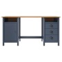Hill Range Schreibtisch aus grauem Kiefernholz 150x50x74 cm von vidaXL, Schreibtische - Ref: Foro24-289001, Preis: 182,72 €, ...