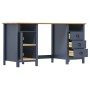 Escritorio Hill Range madera de pino gris 150x50x74 cm de vidaXL, Escritorios - Ref: Foro24-289001, Precio: 182,72 €, Descuen...