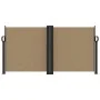 Toldo lateral retráctil gris taupe 120x1000 cm by vidaXL, Umbrellas - Ref: Foro24-4004709, Price: 115,00 €, Discount: %