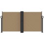 Toldo lateral retráctil gris taupe 120x1000 cm by vidaXL, Umbrellas - Ref: Foro24-4004709, Price: 121,06 €, Discount: %