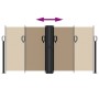 Toldo lateral retráctil gris taupe 120x1000 cm by vidaXL, Umbrellas - Ref: Foro24-4004709, Price: 121,06 €, Discount: %