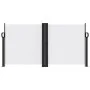 Toldo lateral retráctil blanco 120x1200 cm de vidaXL, Sombrillas - Ref: Foro24-4004796, Precio: 120,96 €, Descuento: %