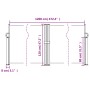 Toldo lateral retráctil blanco 120x1200 cm by vidaXL, Umbrellas - Ref: Foro24-4004796, Price: 111,47 €, Discount: %