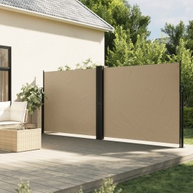 Toldo lateral retráctil beige 160x1000 cm