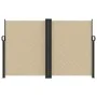 Toldo lateral retráctil beige 160x1000 cm by vidaXL, Umbrellas - Ref: Foro24-4004735, Price: 147,35 €, Discount: %