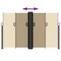 Toldo lateral retráctil beige 160x1000 cm by vidaXL, Umbrellas - Ref: Foro24-4004735, Price: 147,35 €, Discount: %