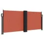 Toldo lateral retráctil terracota 100x1000 cm by vidaXL, Umbrellas - Ref: Foro24-4004693, Price: 112,02 €, Discount: %