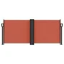 Toldo lateral retráctil terracota 100x1000 cm by vidaXL, Umbrellas - Ref: Foro24-4004693, Price: 112,02 €, Discount: %