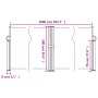 Seitlicher ausziehbarer weißer Markisenstoff 100x1000 cm. von vidaXL, Sonnenschirme - Ref: Foro24-4004691, Preis: 114,13 €, R...