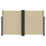 Toldo lateral retráctil beige 140x1200 cm by vidaXL, Umbrellas - Ref: Foro24-4004810, Price: 140,59 €, Discount: %