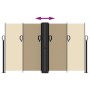 Toldo lateral retráctil beige 140x1200 cm by vidaXL, Umbrellas - Ref: Foro24-4004810, Price: 140,59 €, Discount: %