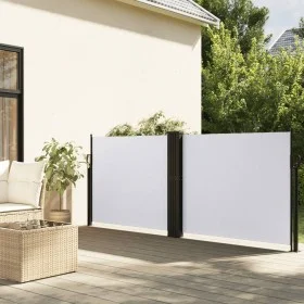 Toldo lateral retráctil blanco 140x1000 cm by vidaXL, Umbrellas - Ref: Foro24-4004721, Price: 127,50 €, Discount: %