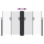 Toldo lateral retráctil blanco 140x1000 cm de vidaXL, Sombrillas - Ref: Foro24-4004721, Precio: 127,49 €, Descuento: %