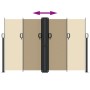 Toldo lateral retráctil beige 160x1200 cm de vidaXL, Sombrillas - Ref: Foro24-4004825, Precio: 151,83 €, Descuento: %