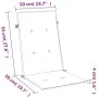 Cojines silla respaldo alto 4 uds tela crema melange 120x50x4cm by vidaXL, Cushions for chairs and sofas - Ref: Foro24-400241...