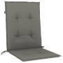 Cojines para silla respaldo bajo 6 ud tela gris oscuro melange von vidaXL, Kissen für Stühle und Sofas - Ref: Foro24-4002450,...