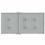 Cojines para silla respaldo bajo 4 ud tela gris claro melange von vidaXL, Kissen für Stühle und Sofas - Ref: Foro24-4002446, ...