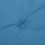 Cojines silla respaldo bajo 6 ud tela azul melange 100x50x4 cm by vidaXL, Cushions for chairs and sofas - Ref: Foro24-4002459...