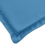 Cojines silla respaldo bajo 6 ud tela azul melange 100x50x4 cm by vidaXL, Cushions for chairs and sofas - Ref: Foro24-4002459...