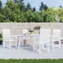 Cojines silla respaldo bajo 4 ud tela crema melange 100x50x4 cm by vidaXL, Cushions for chairs and sofas - Ref: Foro24-400245...